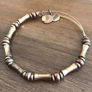 Alex + Ani Bamboo Gold Bangle Bracelet